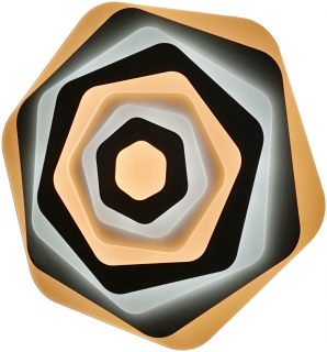 Nástěnné designové led svítidlo -Atina s dálkovým ovládáním